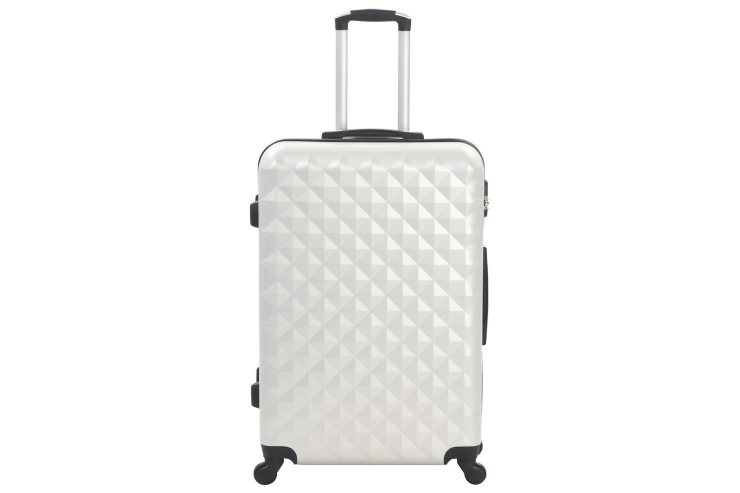 Vidaxl 91887 Hardcase Trolley Set 3 Pcs Bright Silver Abs-3