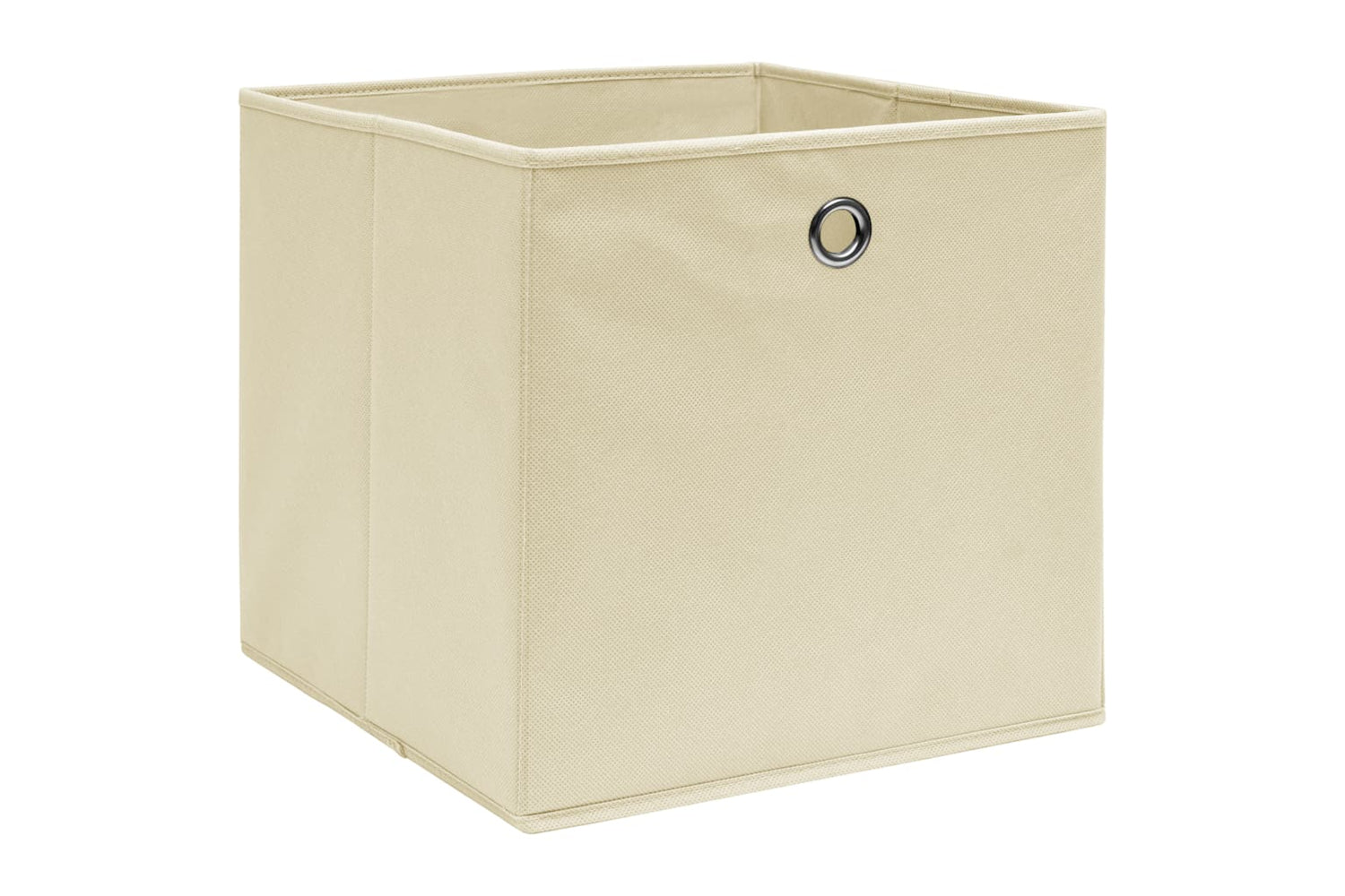 Vidaxl 288357 Storage Boxes 4 Pcs Cream 32x32x32 Cm Fabric-2