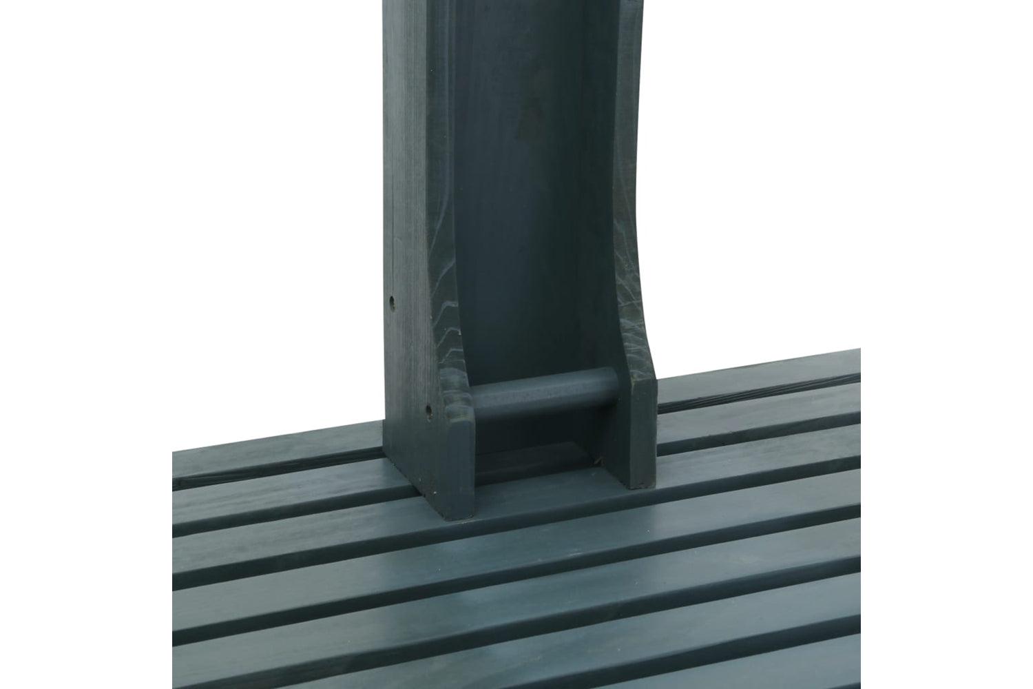 Vidaxl 48208 Garden Shower Anthracite Wood-4