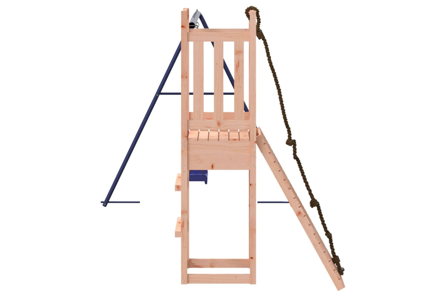Vidaxl 3155952 Playhouse With Climbing Wall Swings Solid Wood Douglas-6