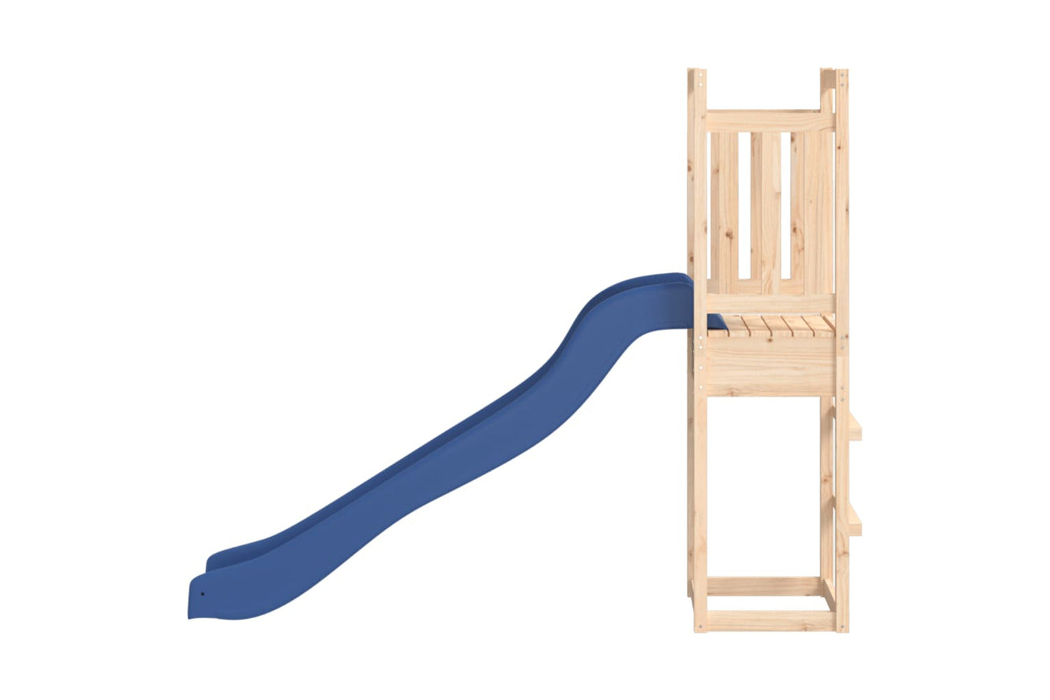 Vidaxl 3155942 Playhouse With Slide Solid Wood Pine-6