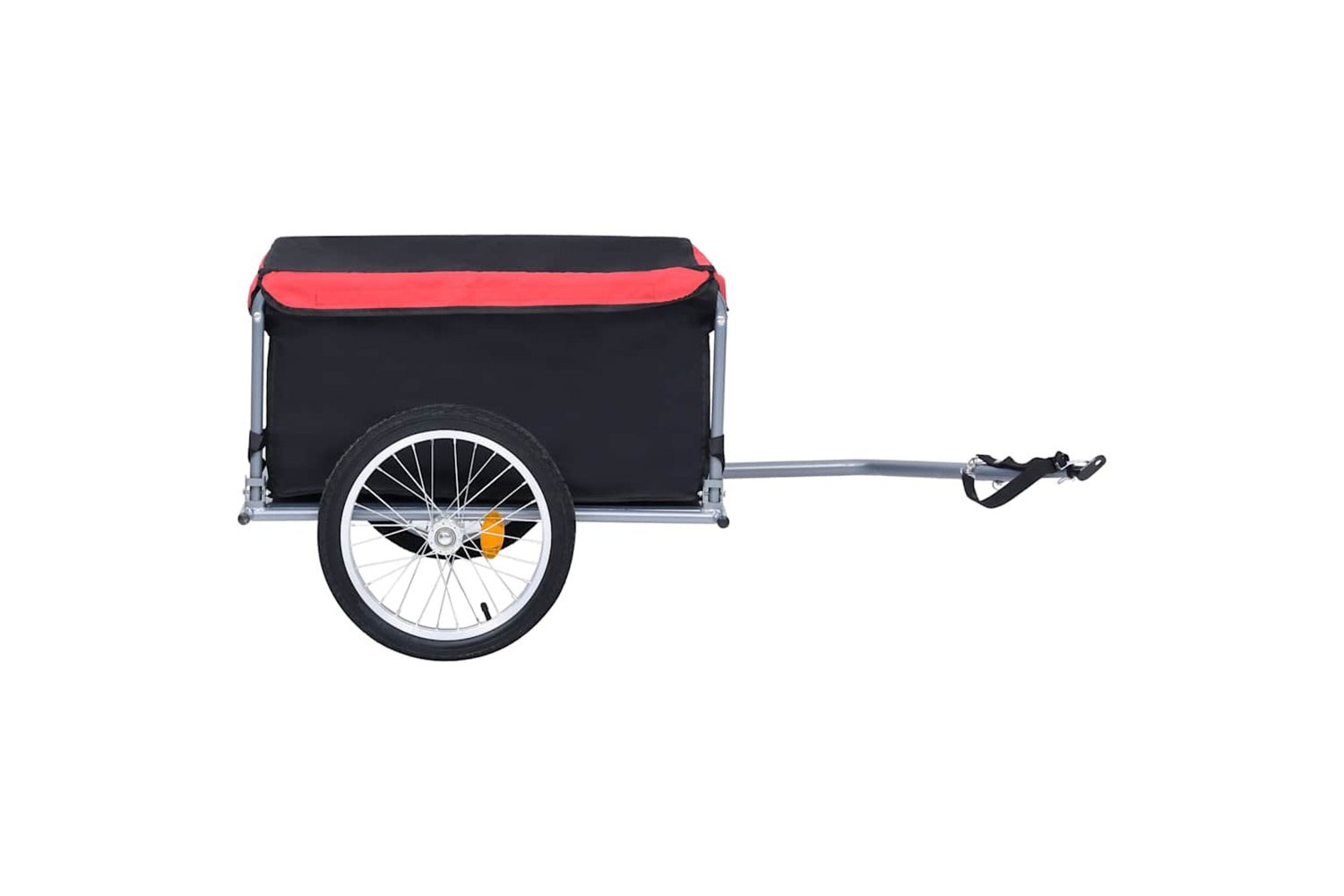 Vidaxl Bike Trailer Black And Red 65 Kg-4