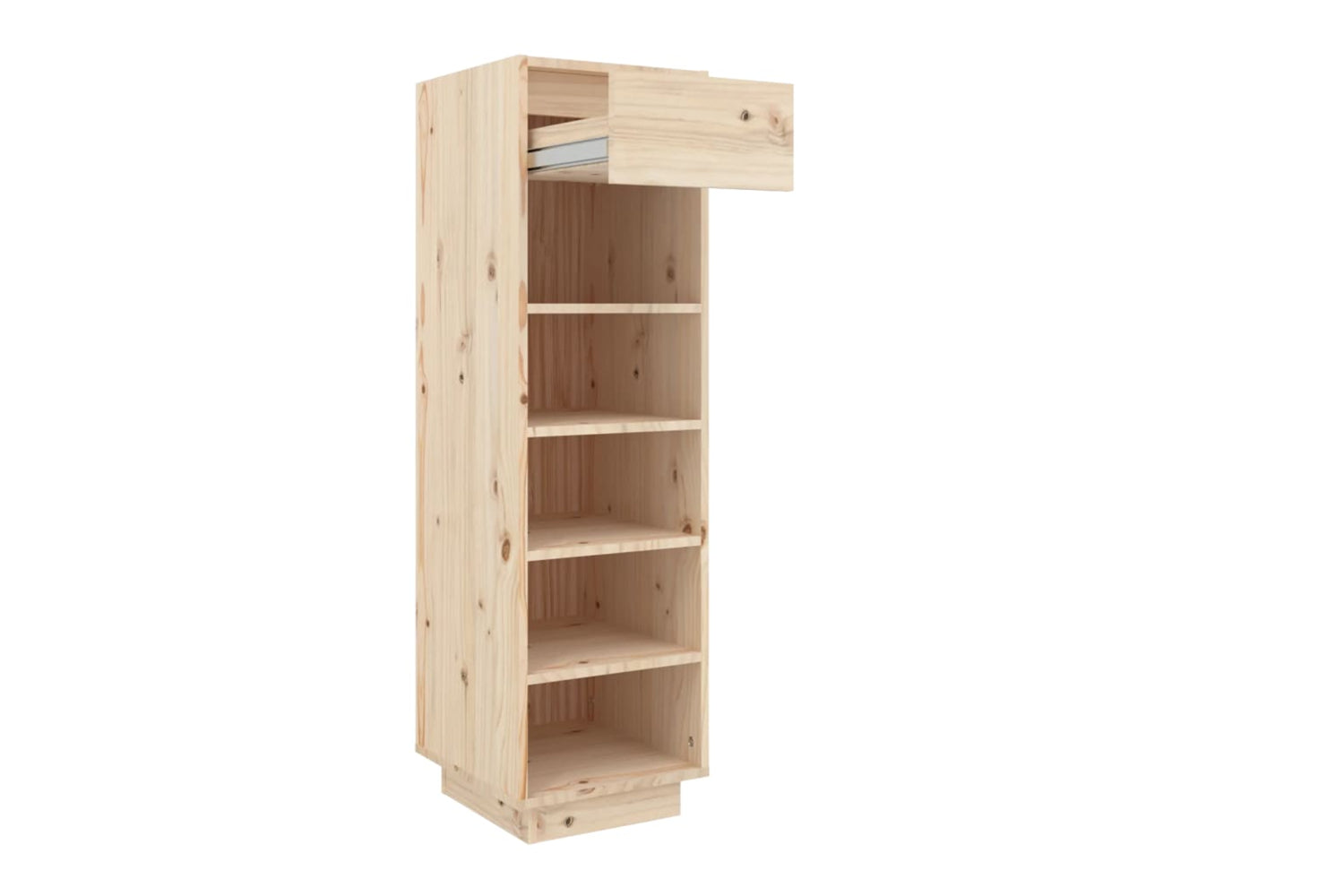 vidaXL Shoe Cabinet 30x34x105cm Solid Wood Pine-4