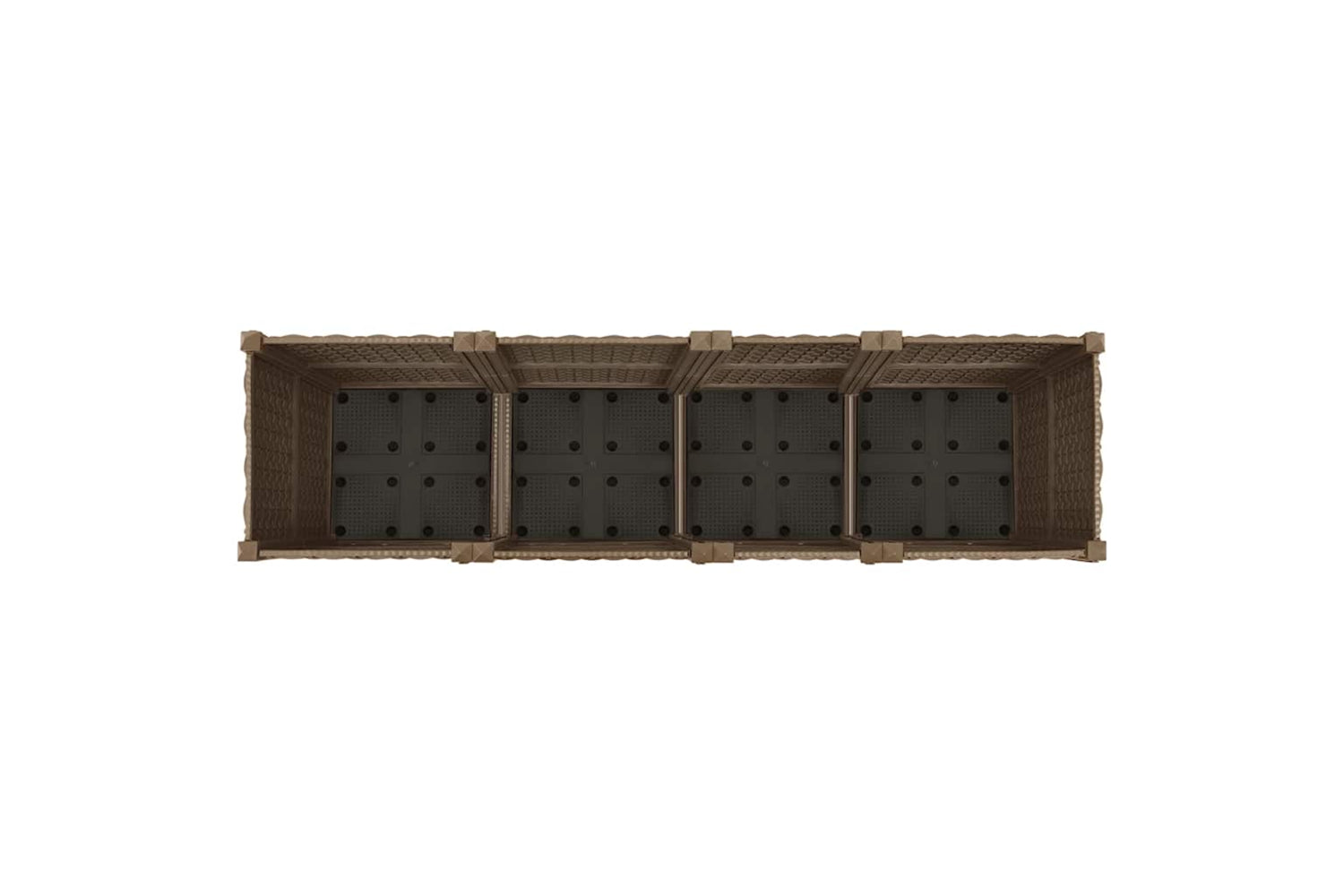 vidaXL Raised Bed 160x40x38cm Polypropylene-5