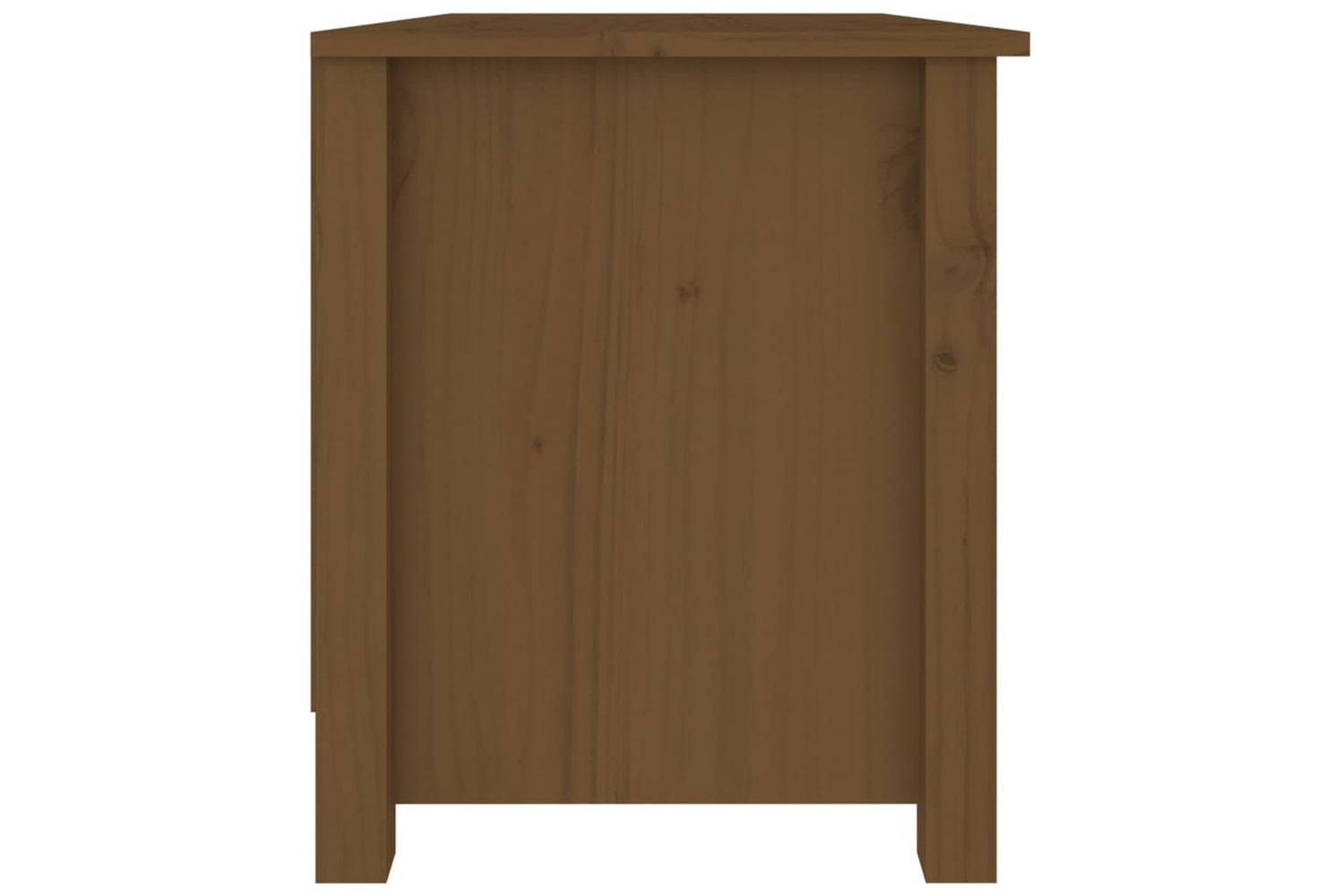 vidaXL 813772 Shoe Bench Honey Brown 70x38x45.5cm Solid Wood Pine-3