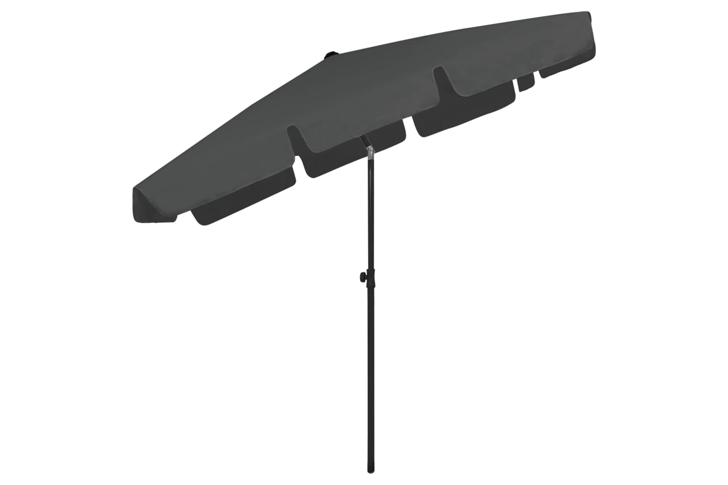 vidaXL 314729 Beach Umbrella Anthracite 200x125cm-4