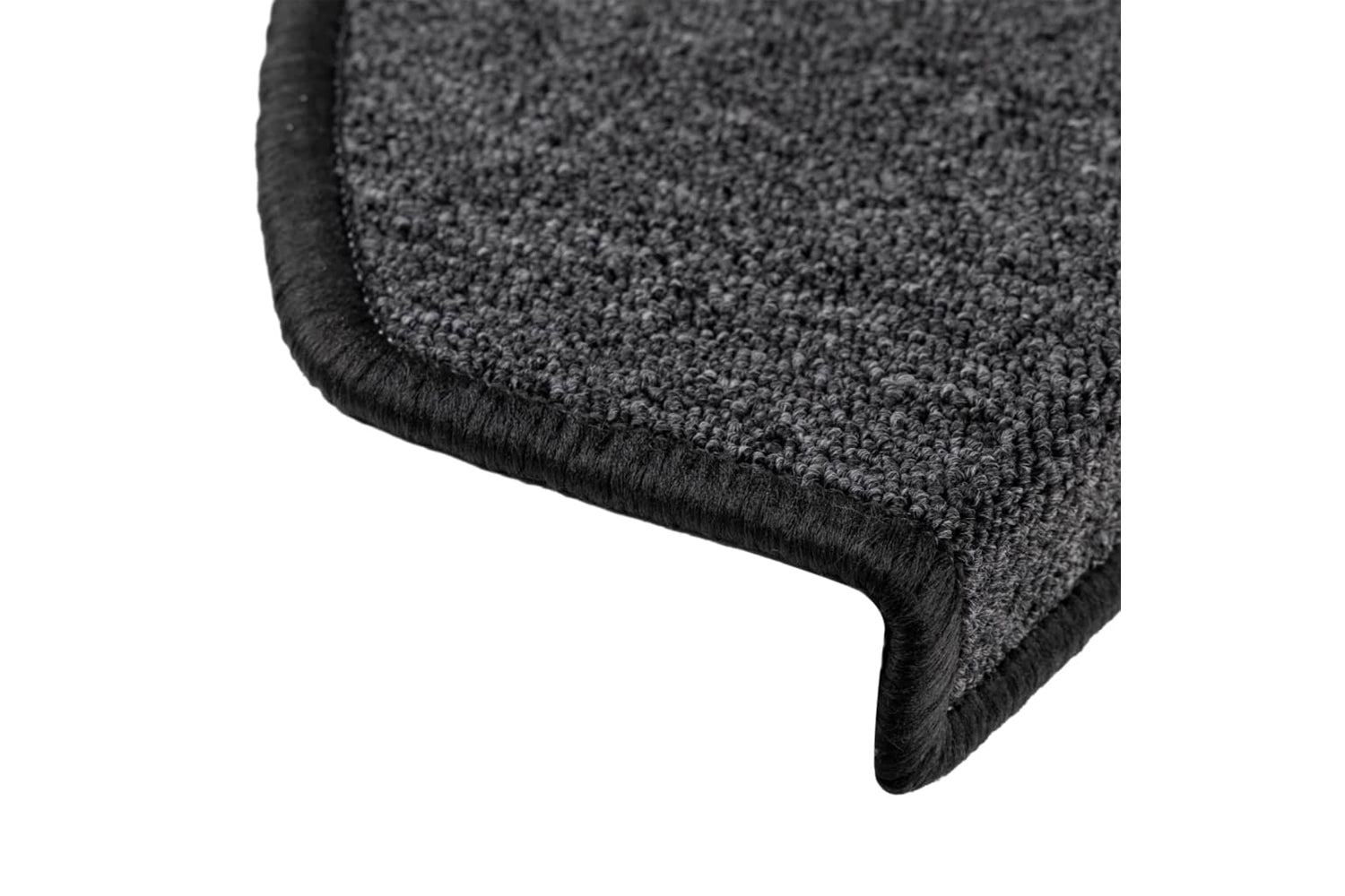 vidaXL 133884 Carpet Stair Treads 15 Pcs Anthracite 65x24x4cm-6