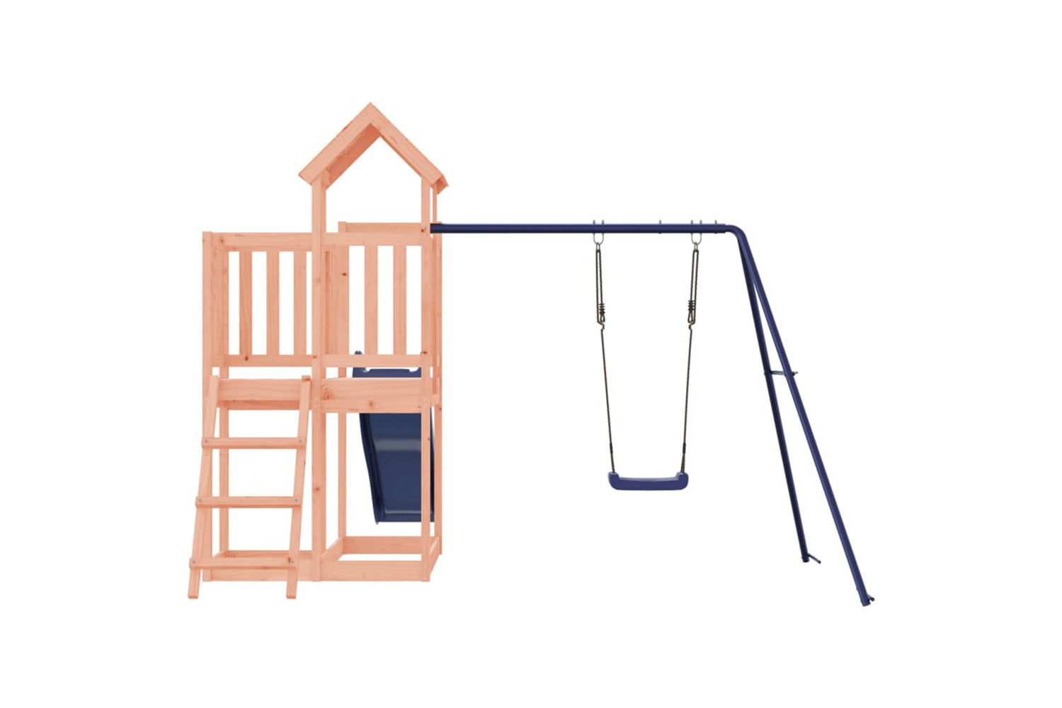 Vidaxl 3155841 Playhouse With Slide Swing Solid Wood Douglas-7