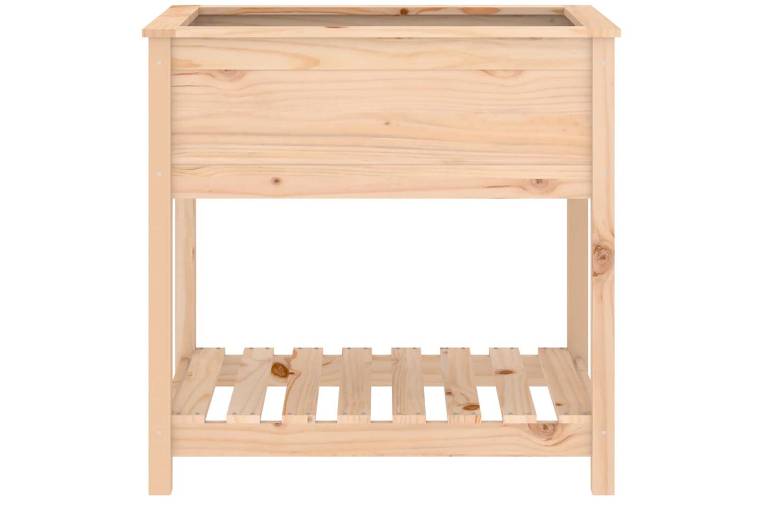 vidaXL 823780 Planter With Shelf 82.5x54x81cm Solid Wood Pine-4