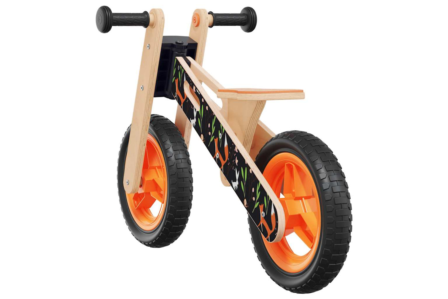 Vidaxl Balance Bike For Children Orange Printed-4