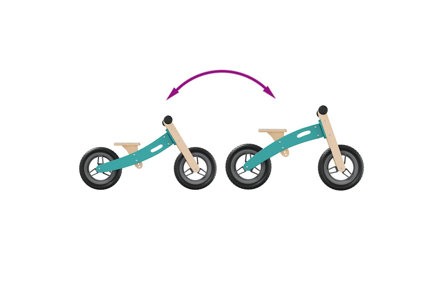 Vidaxl Balance Bike For Children Light Blue-8