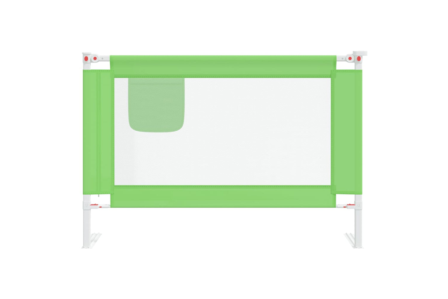 Vidaxl Toddler Safety Bed Rail Green 100x25 Cm Fabric-2