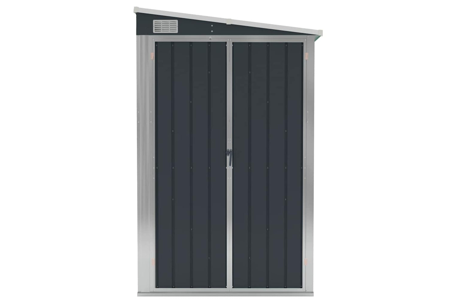 vidaXL 316231 Wall-mounted Garden Shed Anthracite 118x382x178cm Steel-2