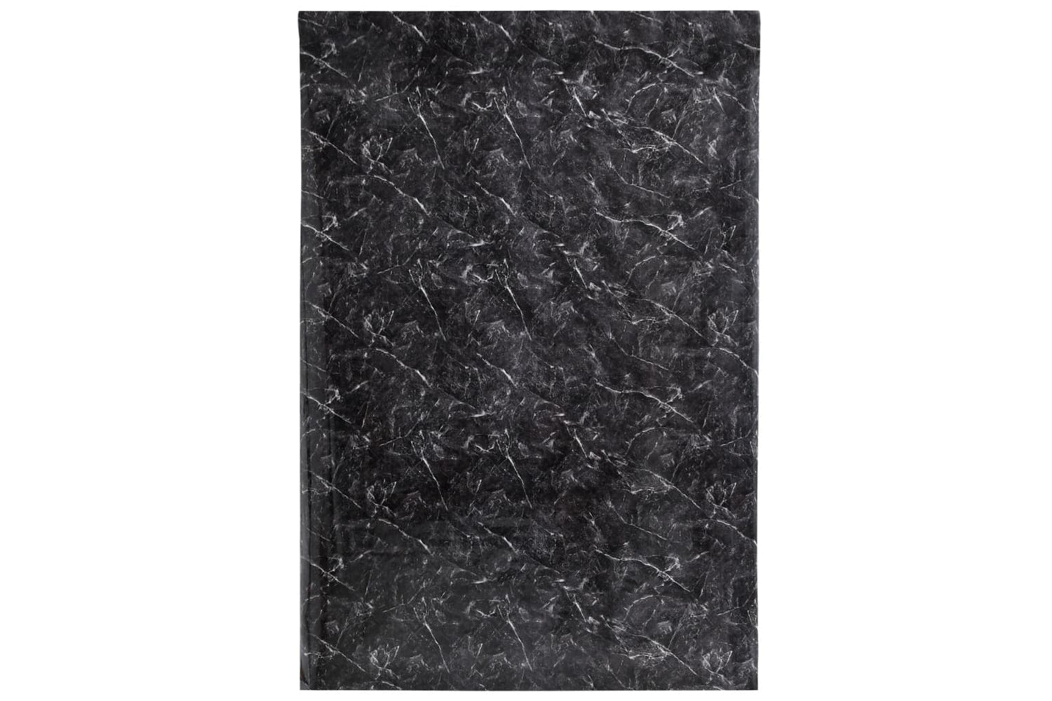 vidaXL 3206488 Furniture Stickers Self-adhesive Marble Black 90x500cm Pvc-2