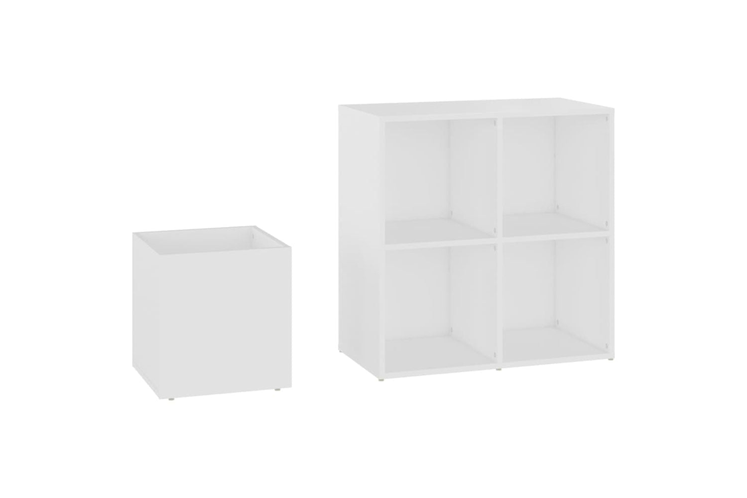 vidaXL 808251 Hall Shoe Cabinet White 105x35.5x70cm Engineered Wood-6