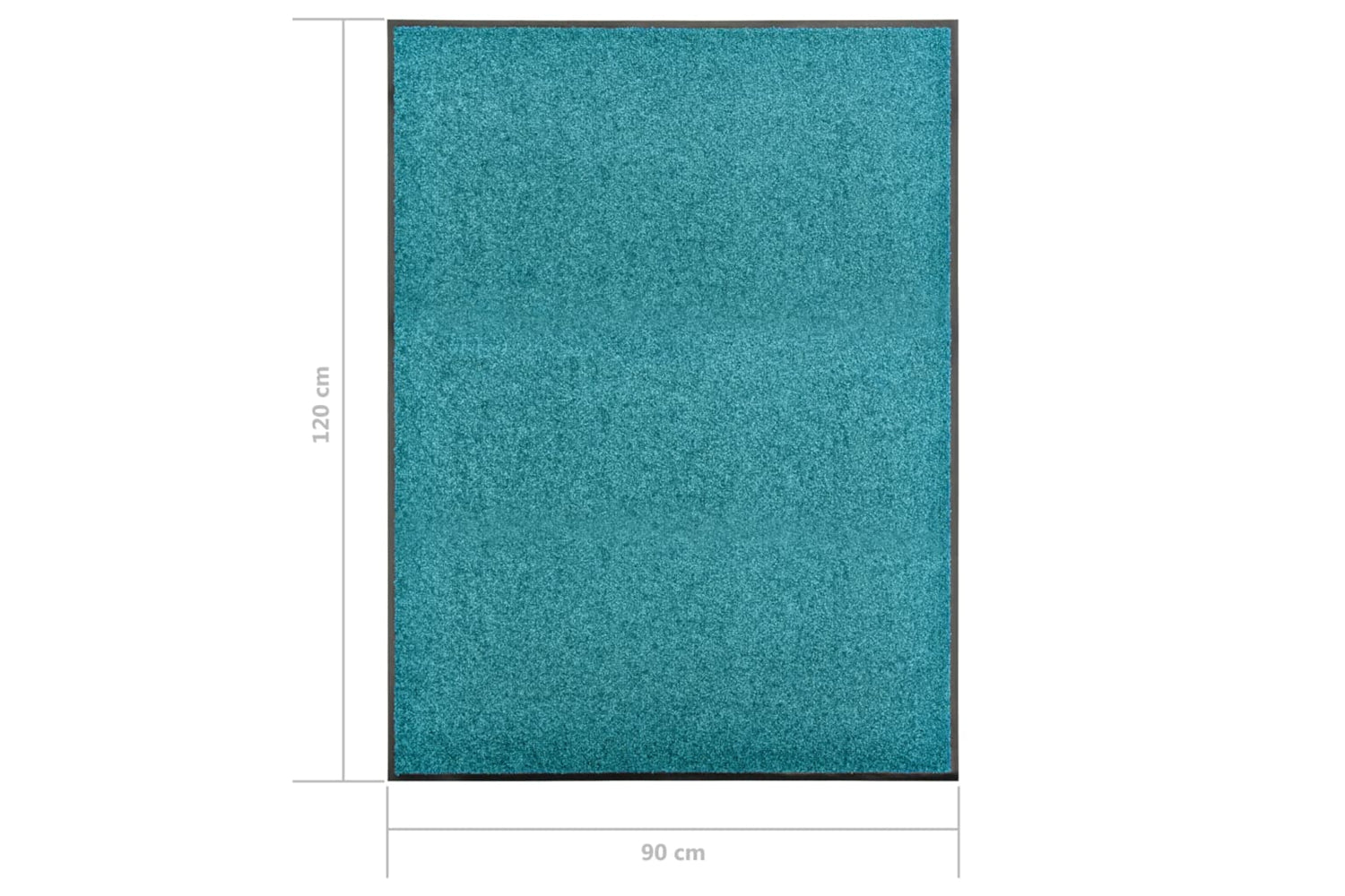 vidaXL 323460 Doormat Washable Cyan 90x120cm-6