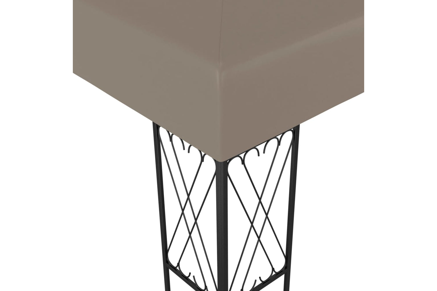 Vidaxl 312271 Gazebo 6x3 M Taupe Fabric-4
