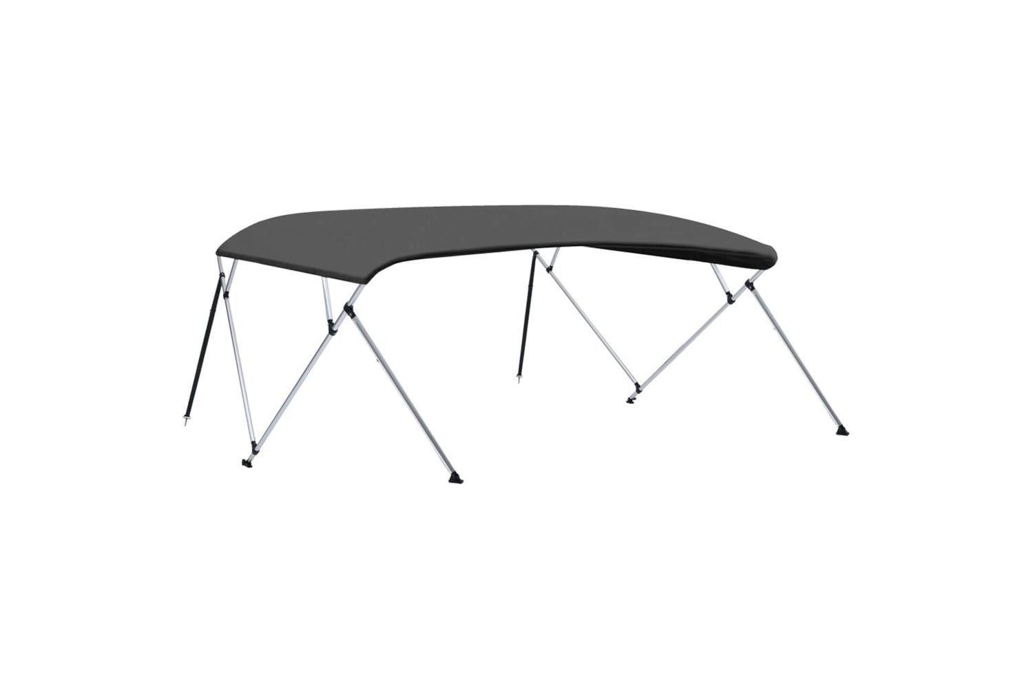 vidaXL 93142 4 Bow Bimini Top Anthracite 243x(230-244)x137cm-5