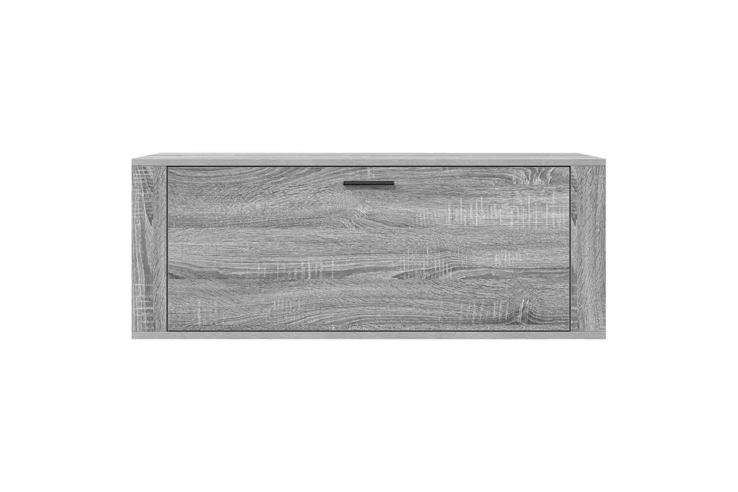 vidaXL 821026 Wall Shoe Cabinet Grey Sonoma 100x35x38cm Engineered Wood-4