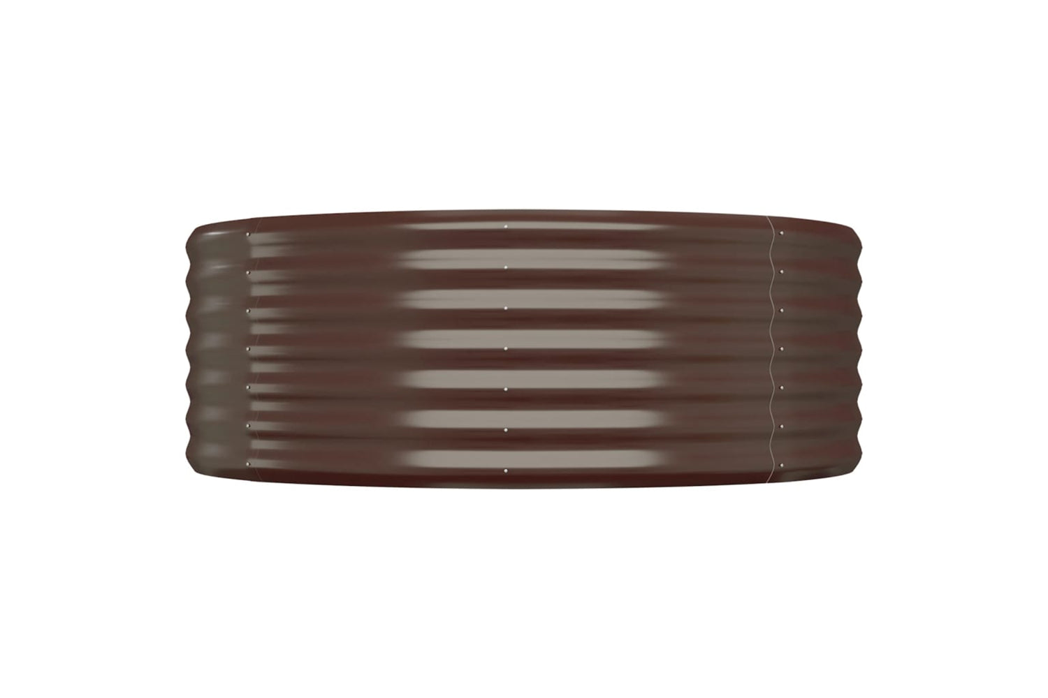 vidaXL 319000 Garden Raised Bed Powder-coated Steel 322x100x36cm Brown-3