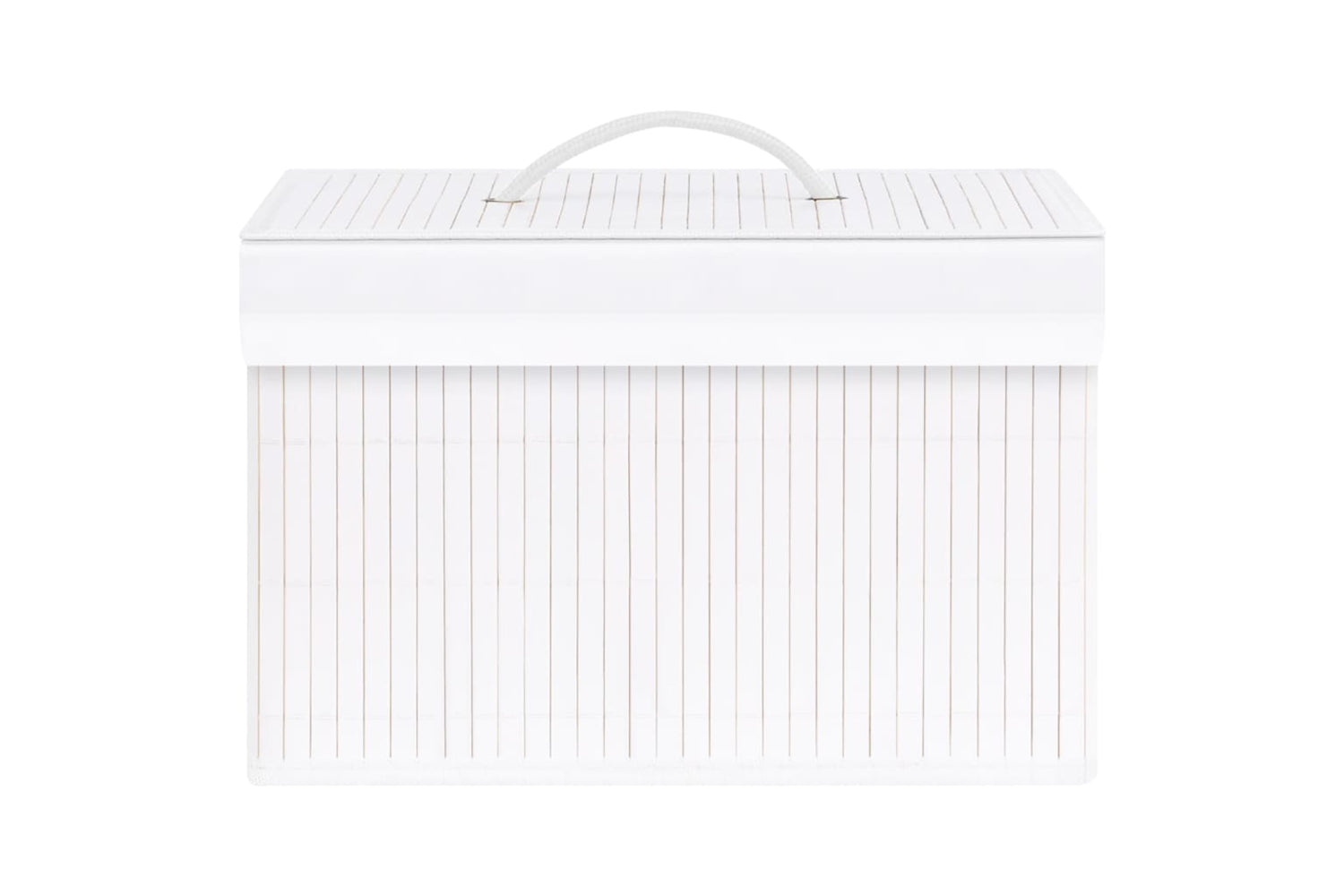 Vidaxl 320766 Bamboo Storage Boxes 4 Pcs White-4