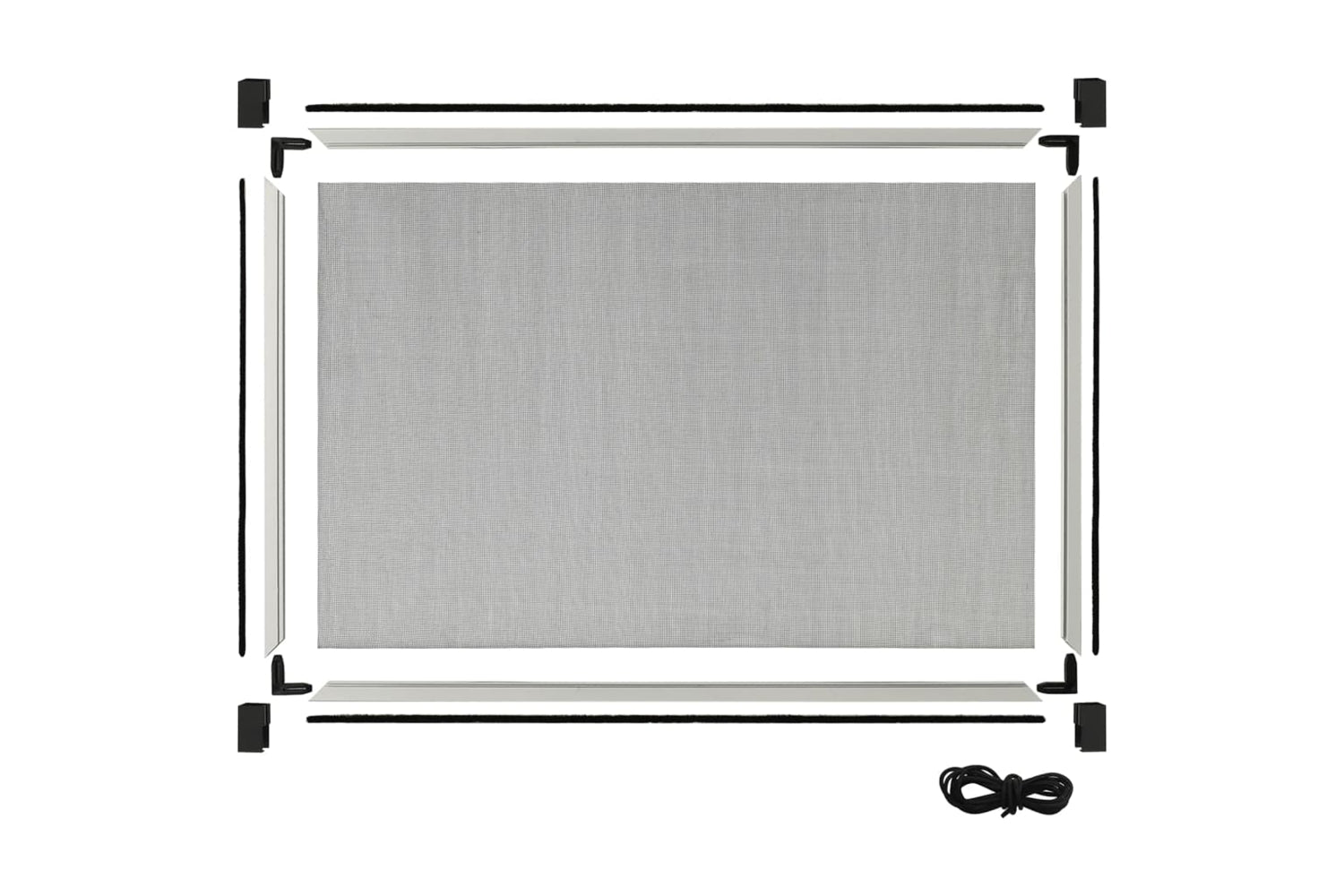 Vidaxl 149038 Extendable Insect Screen For Windows White-6