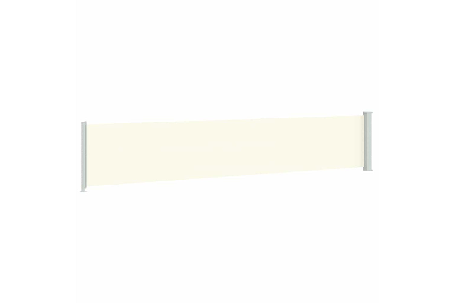 vidaXL 317947 Patio Retractable Side Awning 117x600cm Cream-5