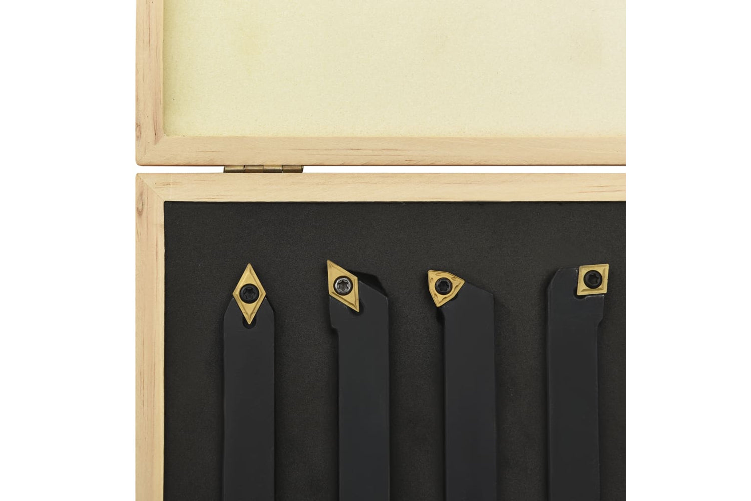 vidaXL 12 Pieces Indexable Turning Tool Set 16x16mm 100mm-5
