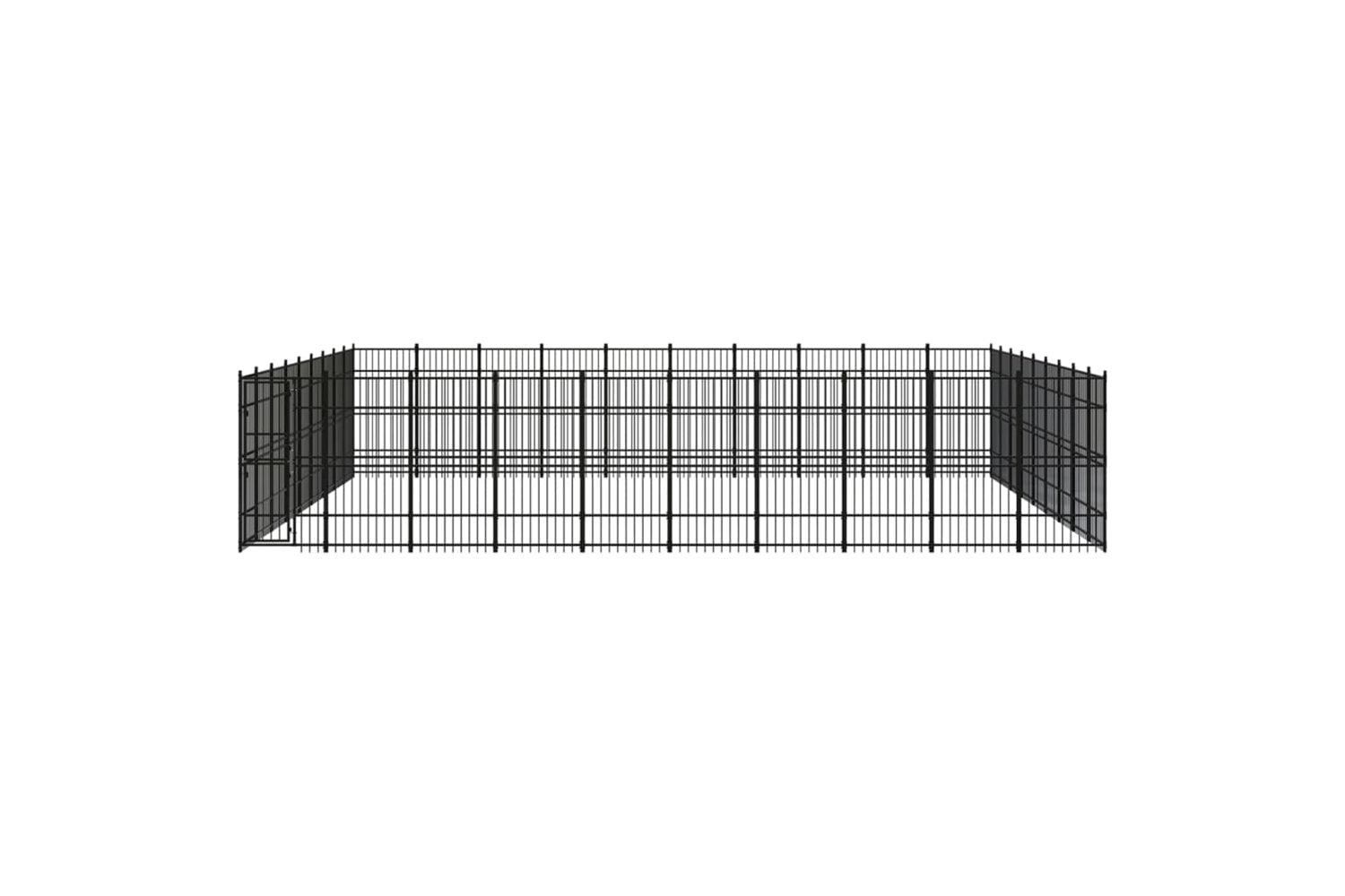 Vidaxl 3098008 Outdoor Dog Kennel Steel 82.94 M2-2