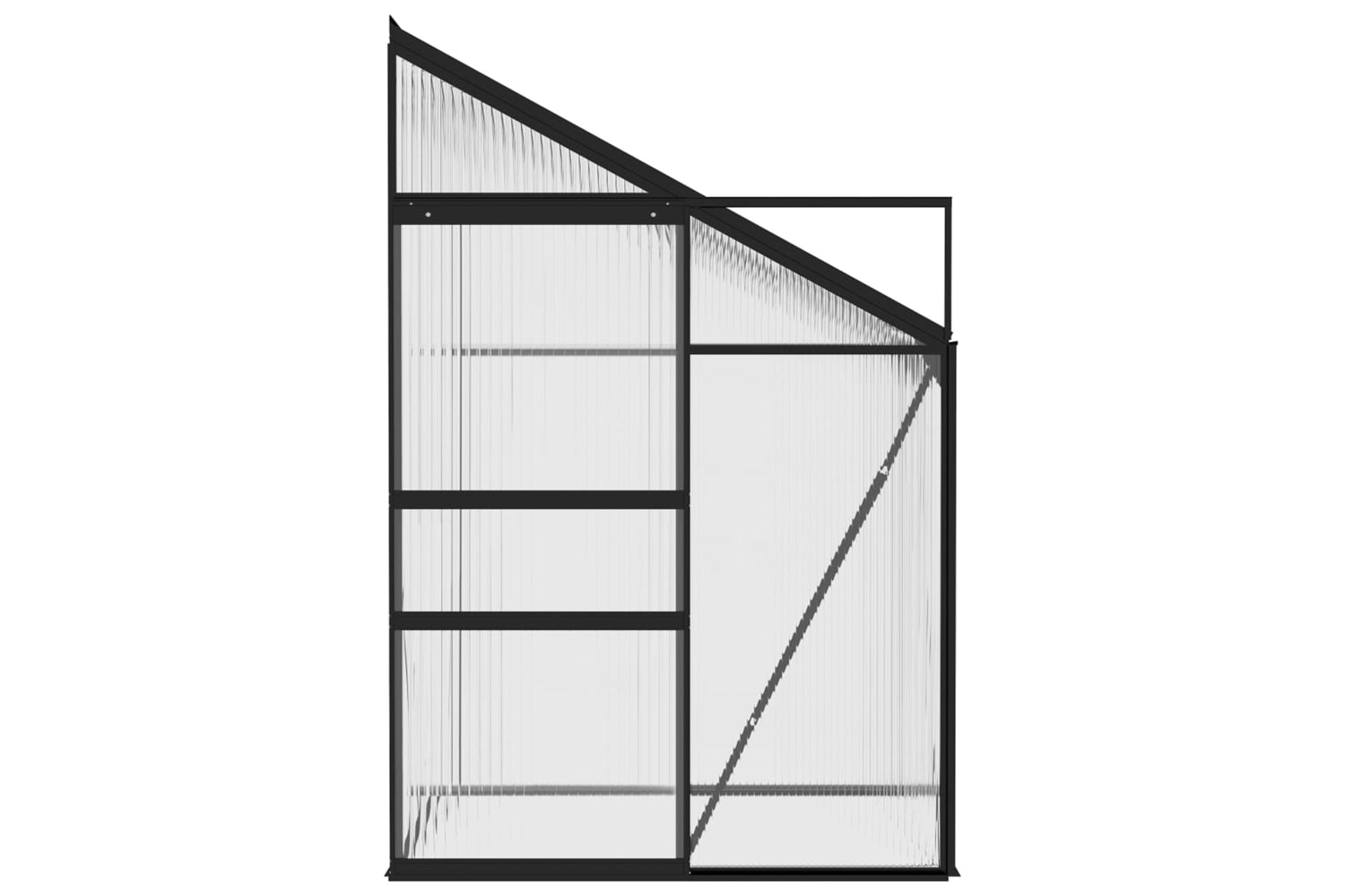 vidaXL 312044 Greenhouse Anthracite Aluminium 2.59 MÃƒÂ¢Ã‚Â³-3
