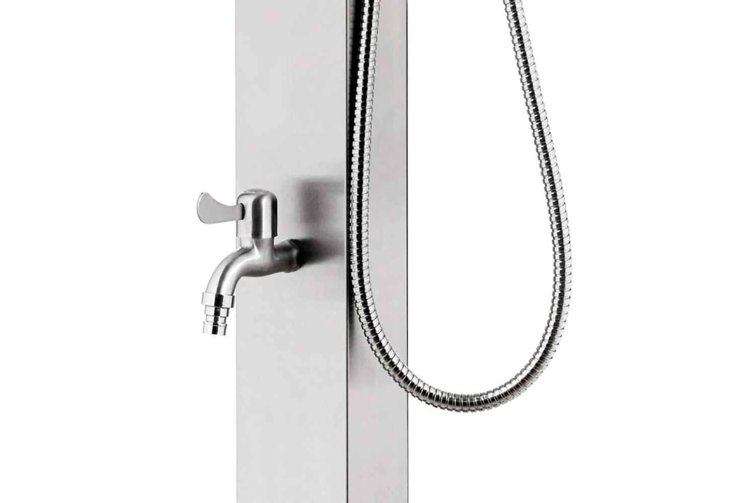 vidaXL 315939 Garden Shower 220cm Stainless Steel-9
