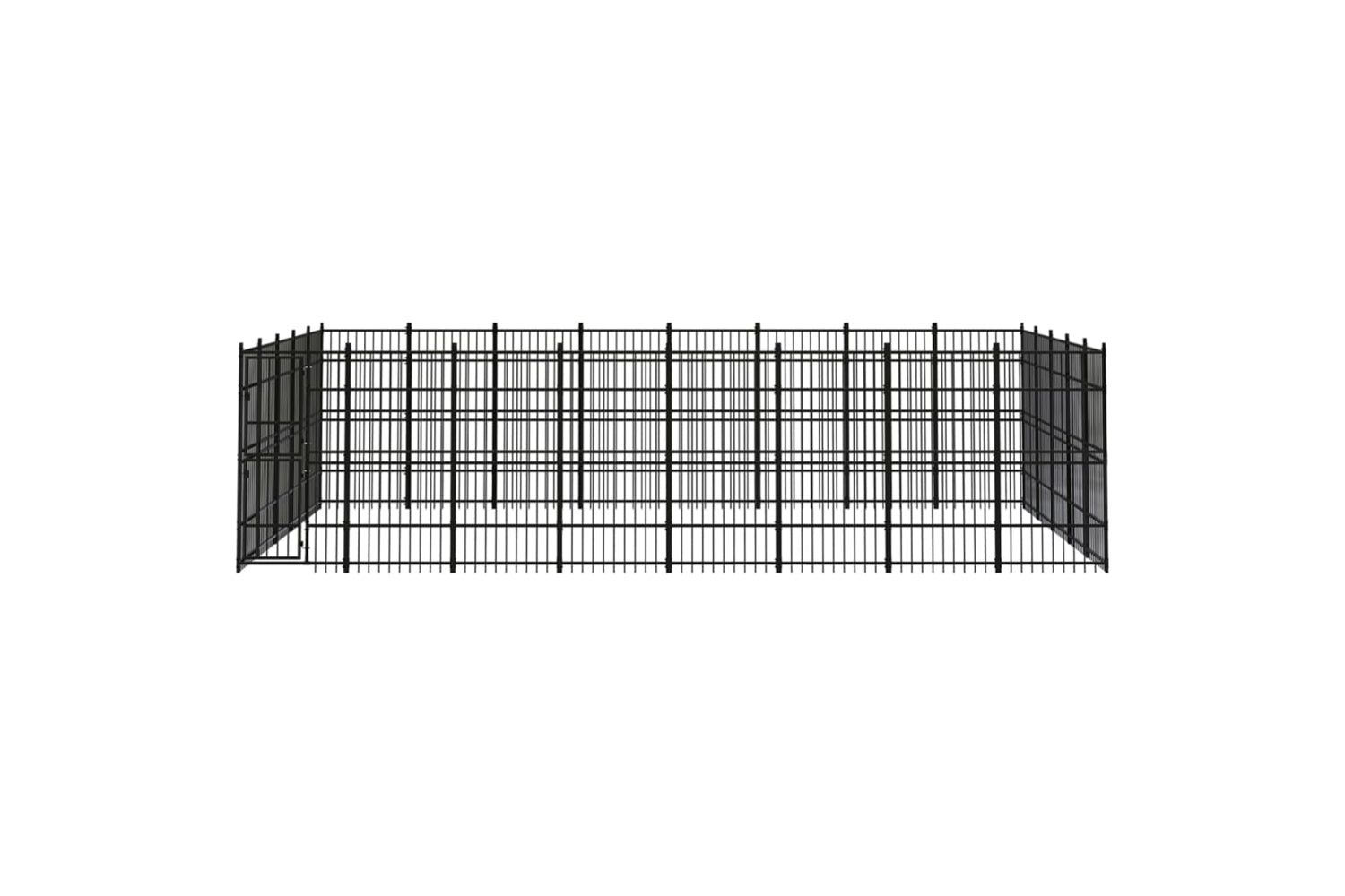 Vidaxl 3097992 Outdoor Dog Kennel Steel 36.86 M2-2