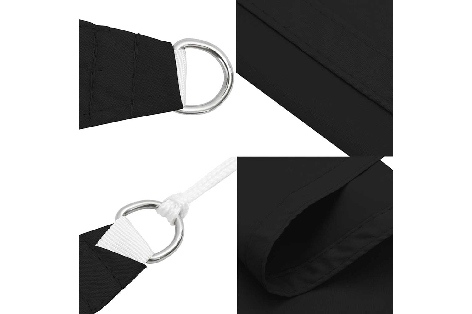 Vidaxl 135765 Sunshade Sail Oxford Fabric Rectangular 3.5x5 M Black-5