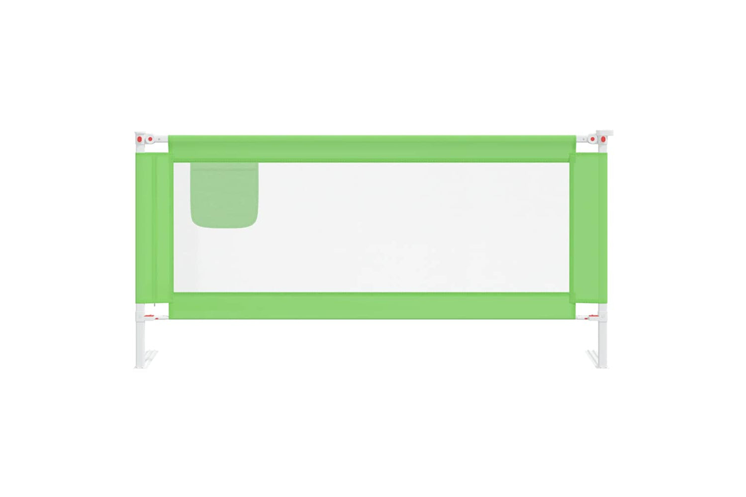 Vidaxl Toddler Safety Bed Rail Green 190x25 Cm Fabric-2