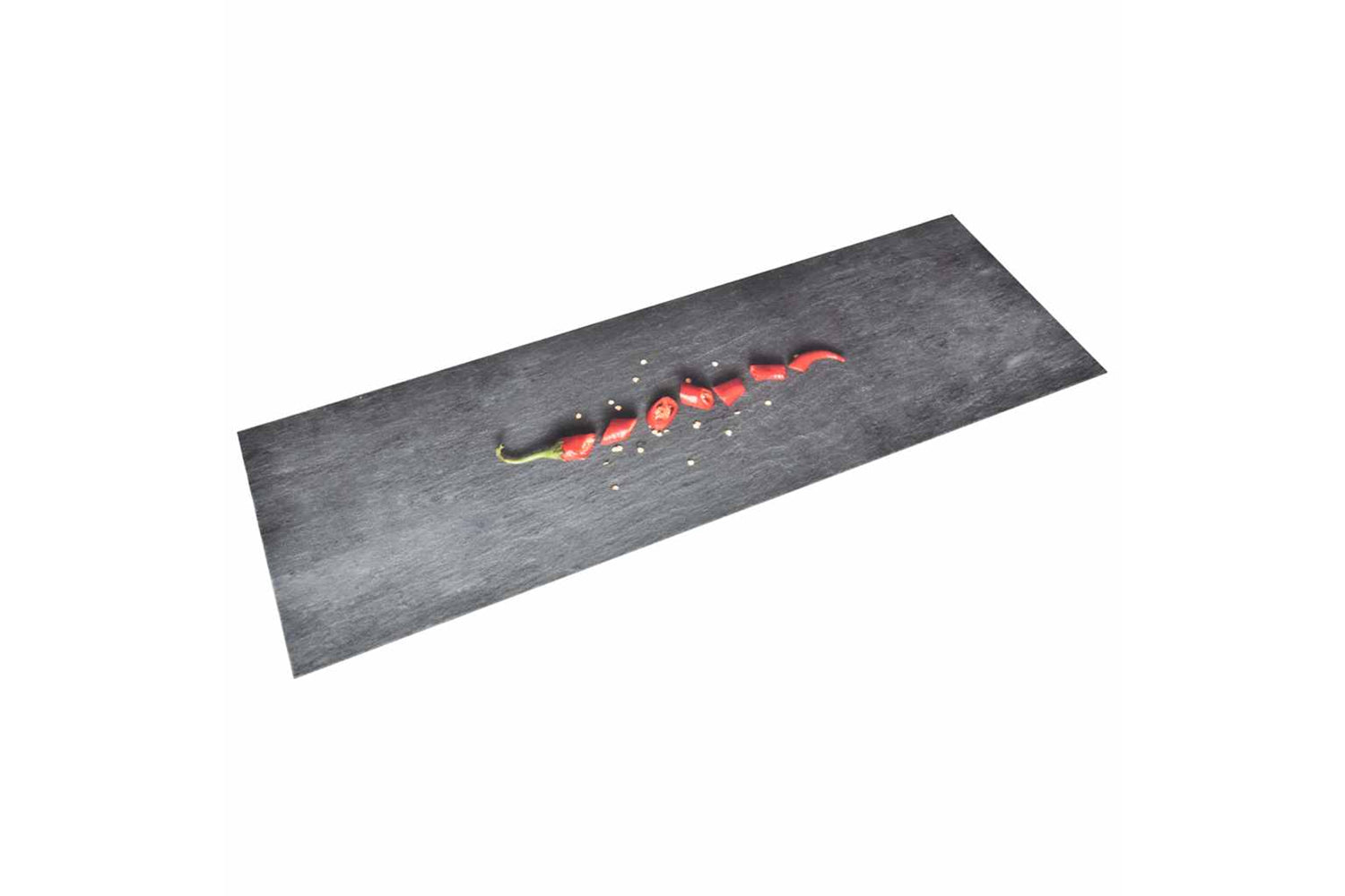 vidaXL 315964 Kitchen Carpet Washable Pepper 45x150cm-2