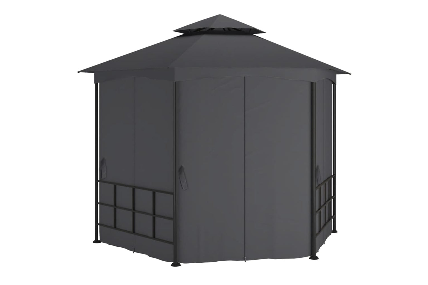 Vidaxl 313933 Gazebo With Sidewalls 3.1x2.7 M Anthracite-3