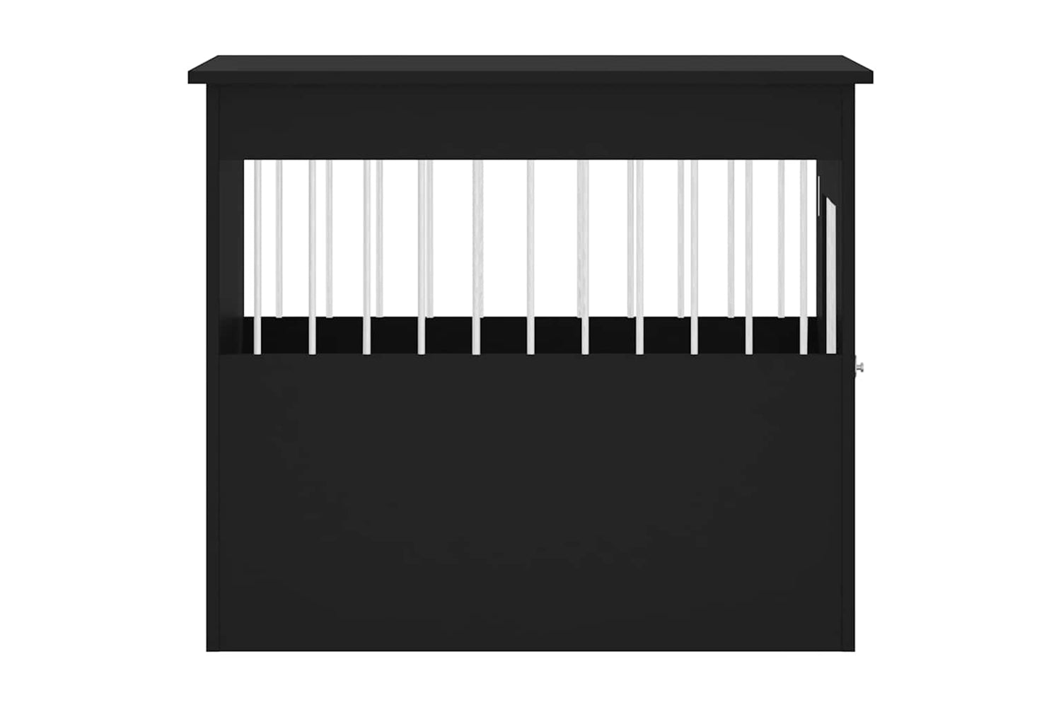 vidaXL 838324 Dog Crate Furniture Black 55x80x68cm Engineered Wood-7