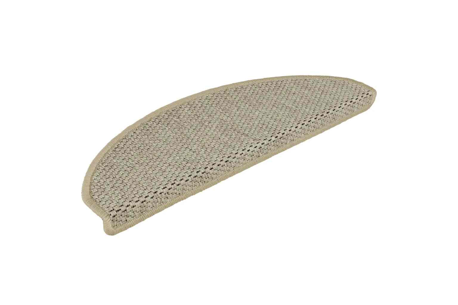 vidaXL 326875 Stair Mats Self-adhesive Sisal-look 15 Pcs 65x21x4cm Grey-2