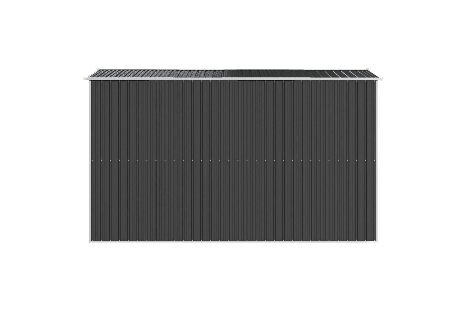 vidaXL 3147451 Garden Shed Anthracite 192x357x223cm Galvanised Steel-4