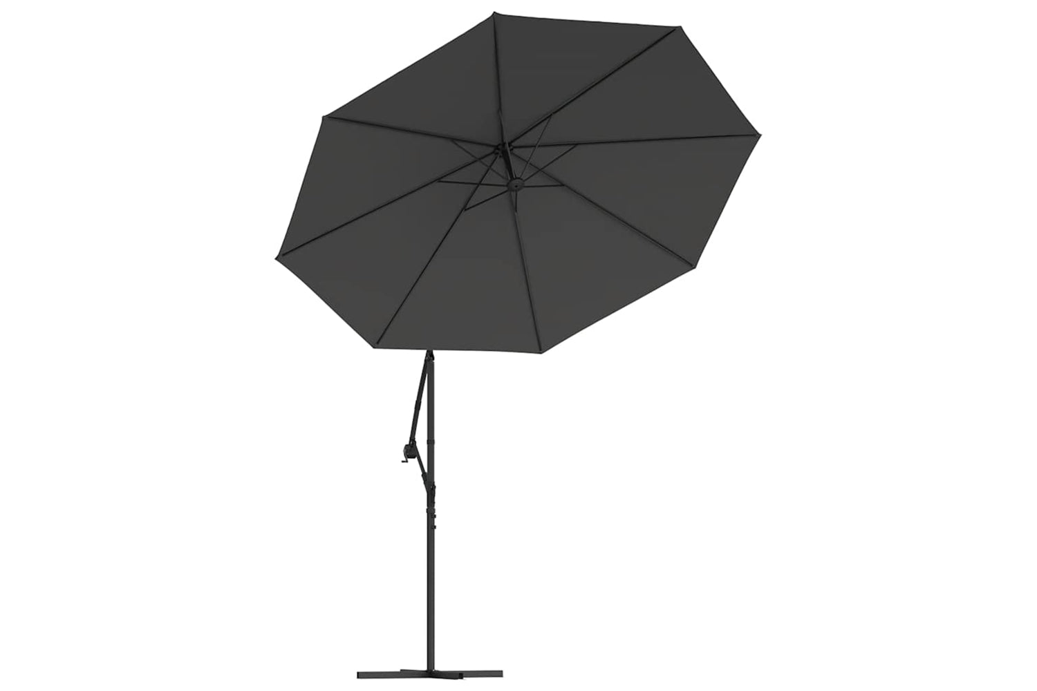 vidaXL 313814 Replacement Fabric For Cantilever Umbrella Anthracite 350cm-3