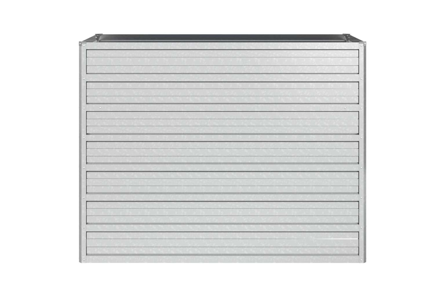 Vidaxl Garden Raised Bed 100x40x77 Cm Galvanized Steel Silver-3