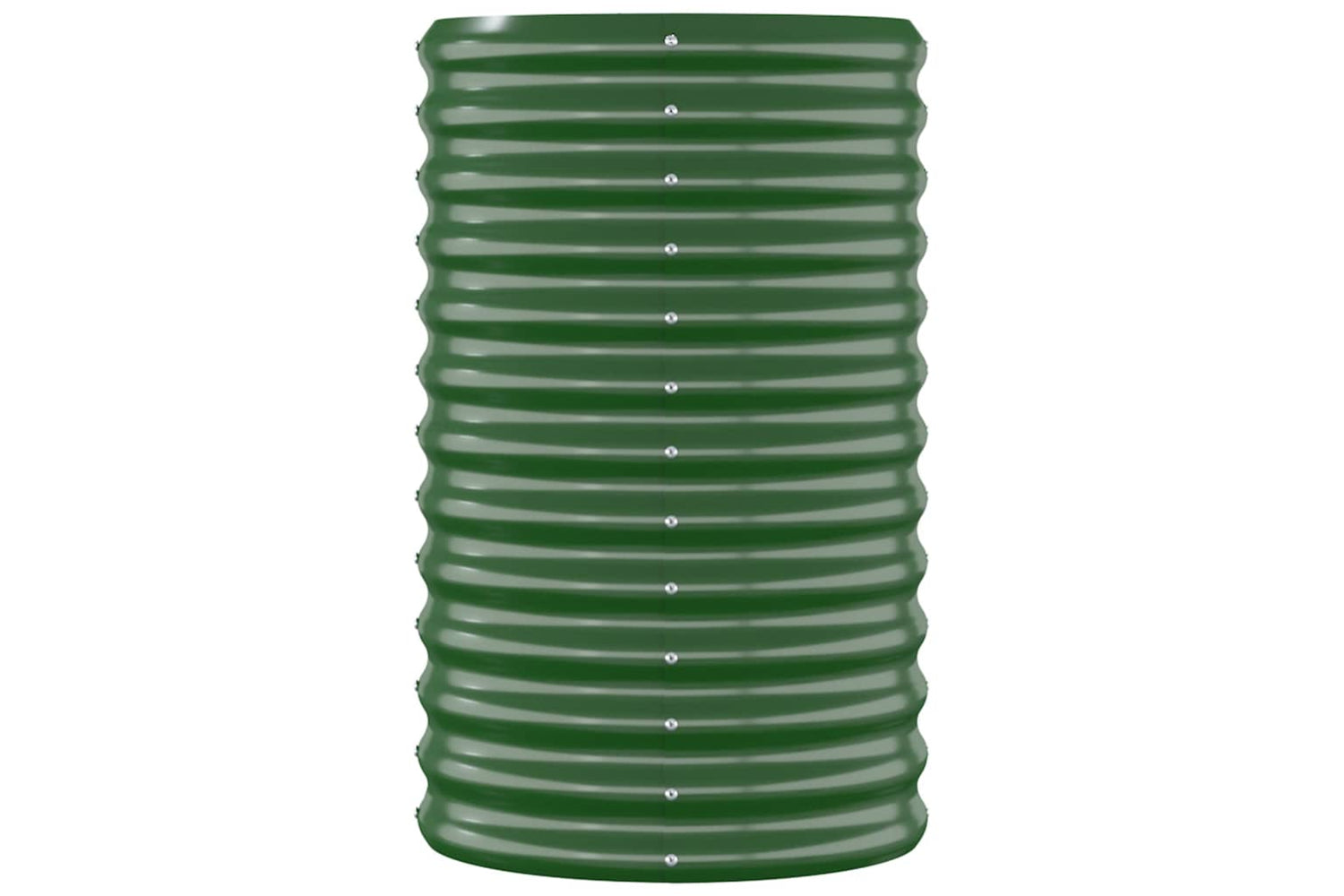 vidaXL 318888 Garden Raised Bed Powder-coated Steel 114x40x68cm Green-3