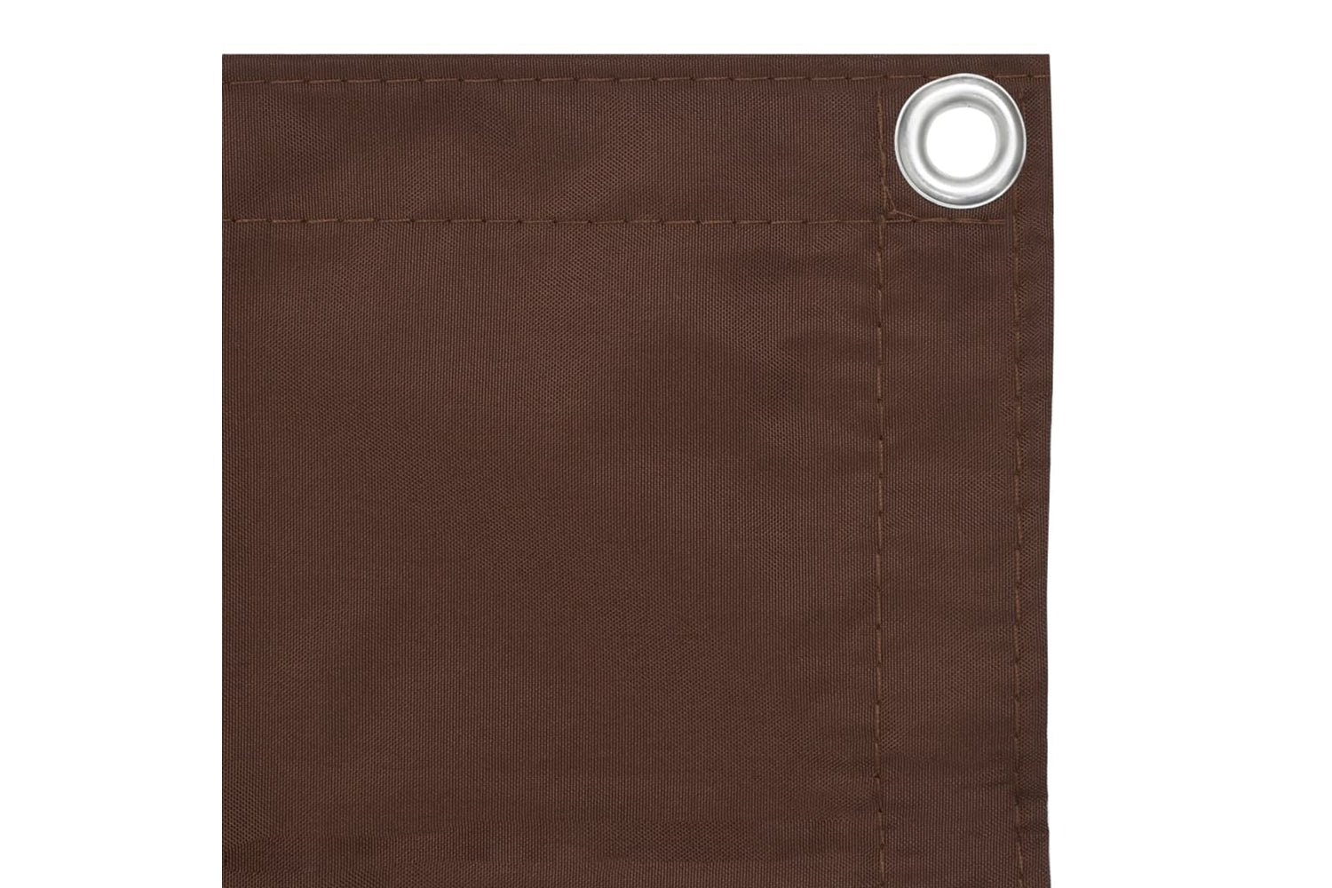 vidaXL 135070 Balcony Screen Brown 75x500cm Oxford Fabric-3