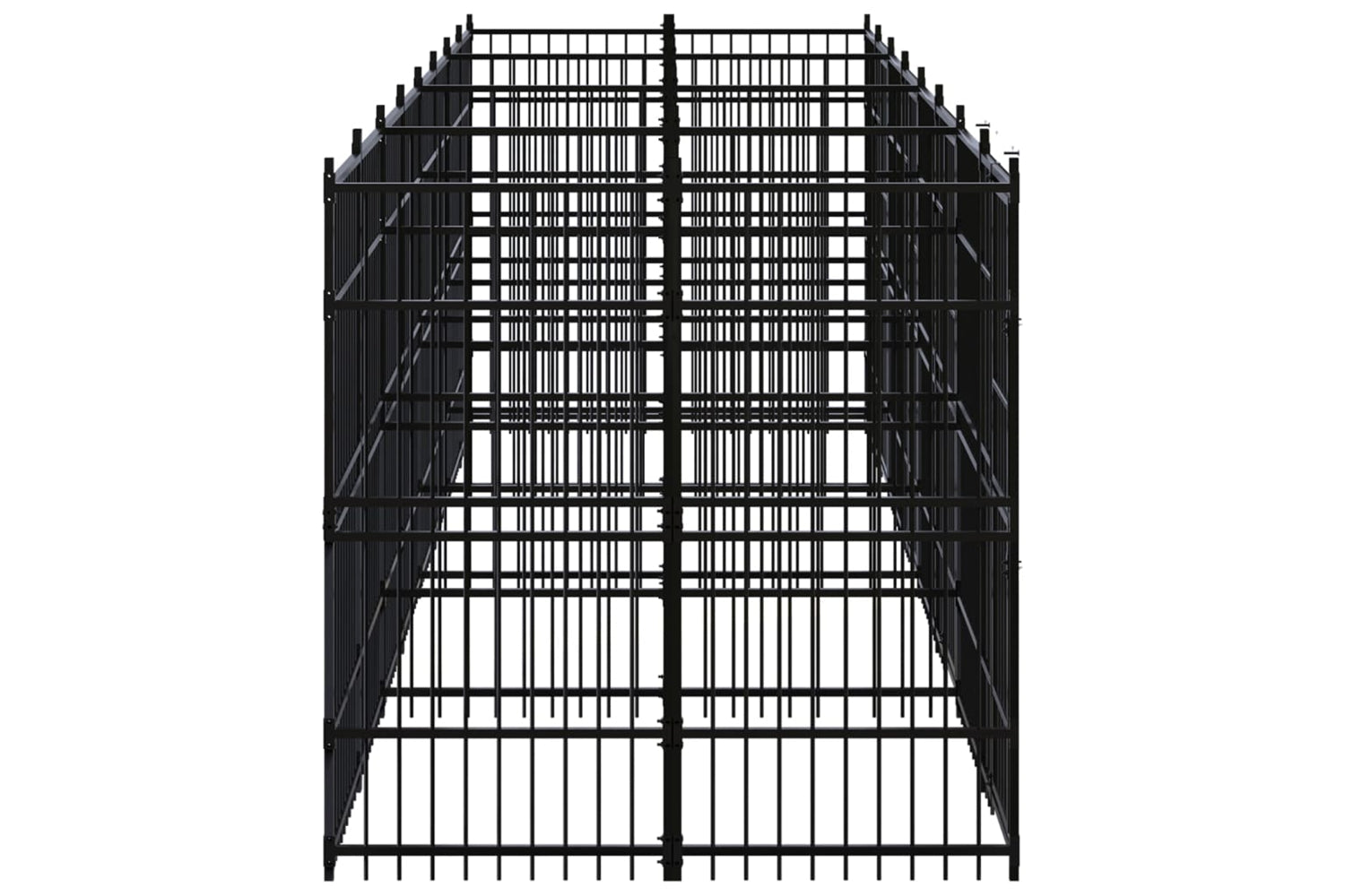 Vidaxl 3098012 Outdoor Dog Kennel Steel 14.75 M2-3