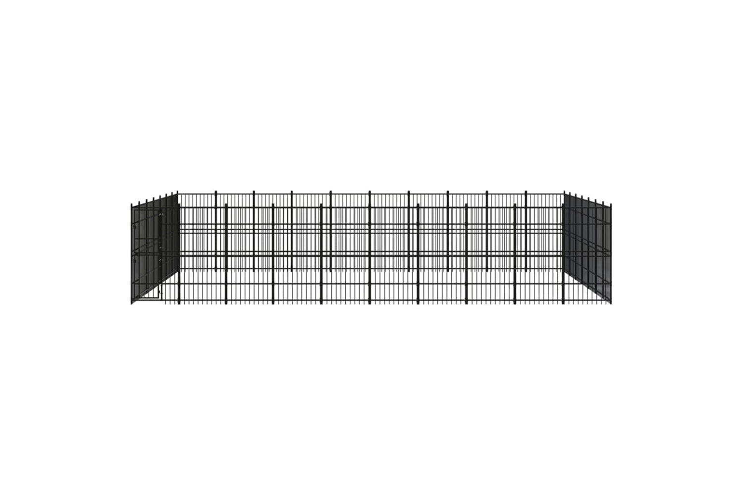 Vidaxl 3098003 Outdoor Dog Kennel Steel 64.51 M2-2