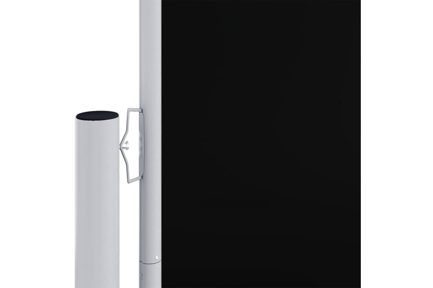 vidaXL Retractable Side Awning Black 160x1200cm-2
