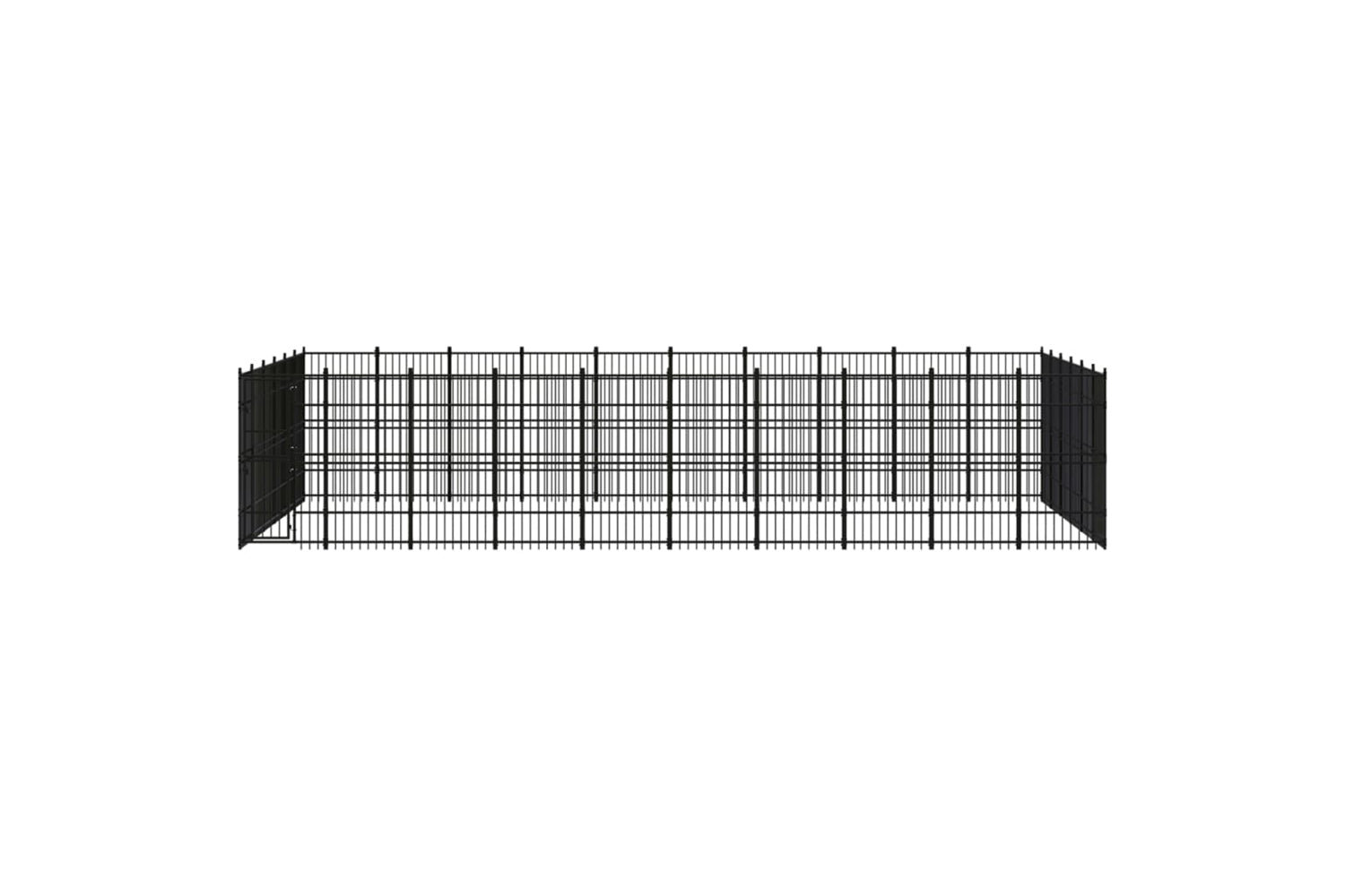 Vidaxl 3097999 Outdoor Dog Kennel Steel 55.3 M2-2