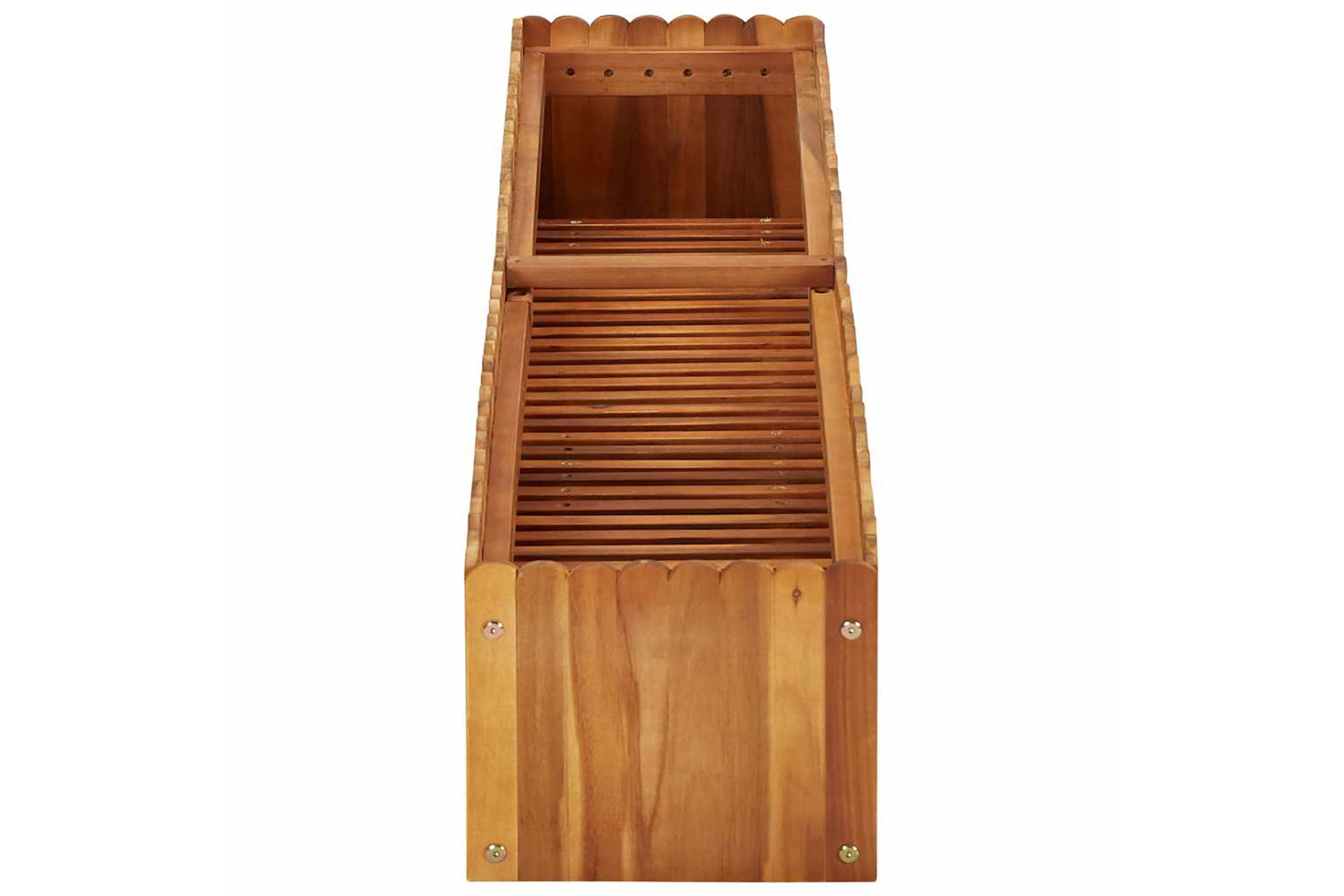 vidaXL 45919 Garden Raised Bed 150x30x25cm Solid Acacia Wood-3