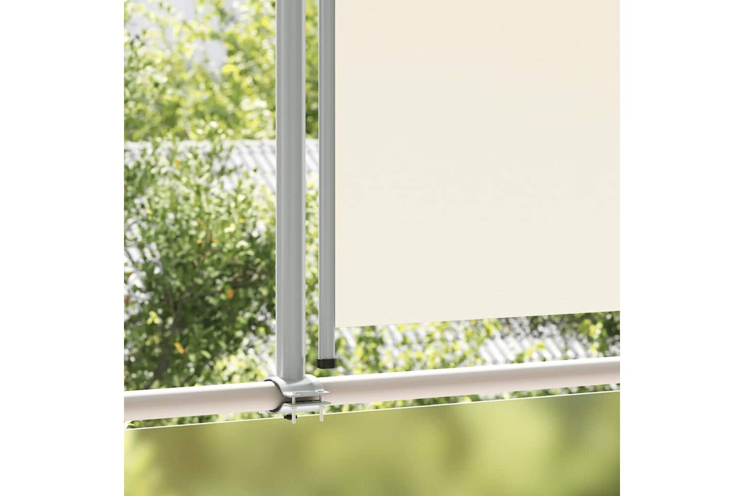 vidaXL Patio Retractable Side Awning 140 X 300cm Cream-2