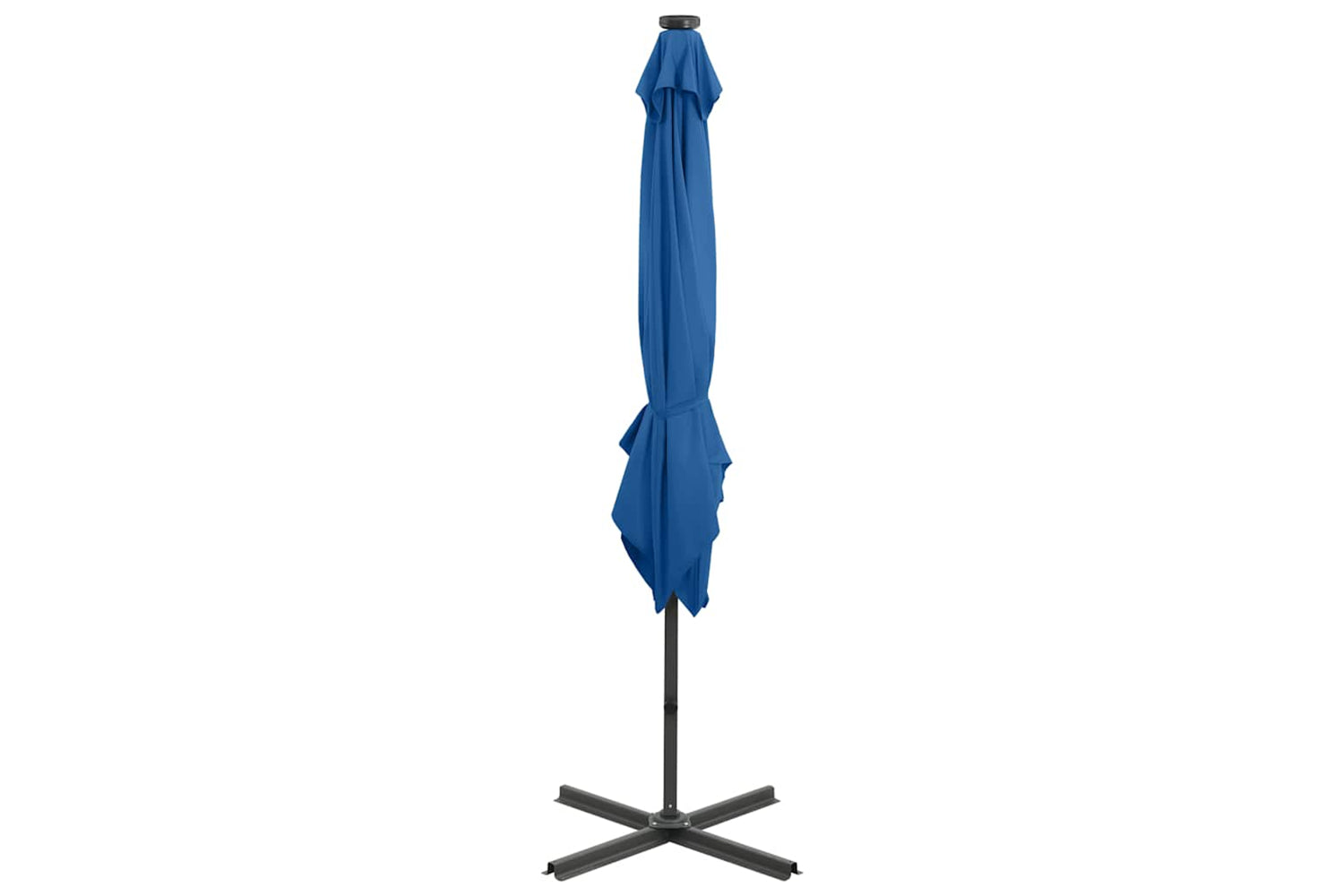Vidaxl 312325 Cantilever Umbrella With Pole And Led Lights Azure Blue 250 Cm-7